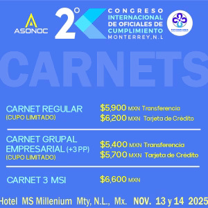 Carnet 2DO CONGRESO - Transferencia