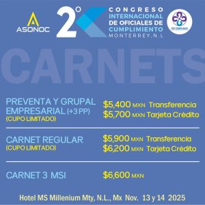 Preventa Carnet 2DO CONGRESO - Tarjeta de Credito